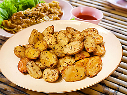 Baharatlı Kabuklu Patates