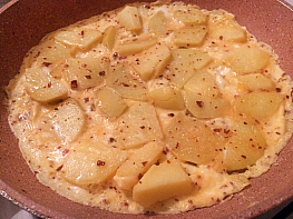 Haşlanmış Patates Omleti