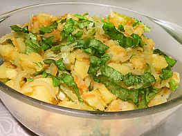 Havuçlu Patates Salatası
