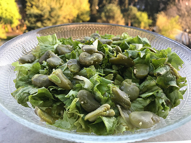 İç Baklalı Marul Salatası