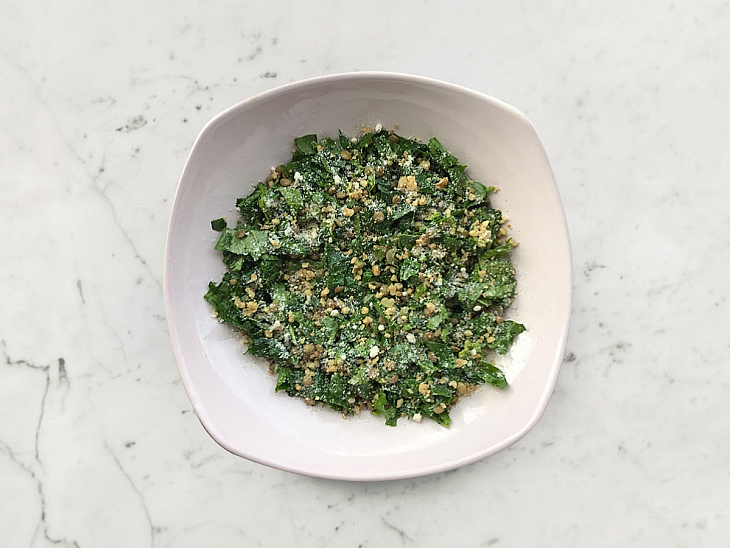 Yeşil Mercimekli Ispanak Salatası