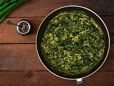 Yumurtalı Pazı Kavurması